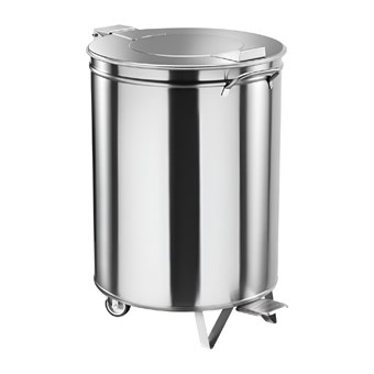 Gastro M RVS Pedaalemmer met Wielen 50L