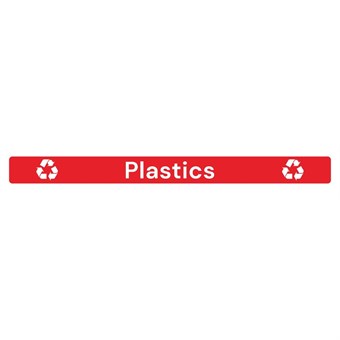 Jantex Slim Bin Label - Plastic