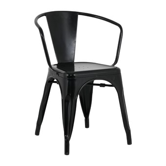 Bolero Bistro Curve Armstoelen Zwart (4 stuks) Bolero Bistro Curve Armstoelen Zwart (4 stuks)
