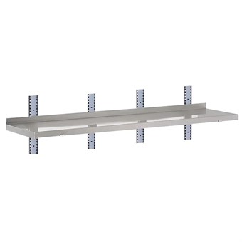 Gastro-M complete wandplank 1 niveau 180x40cm - volledige montageset (excl. schroeven)