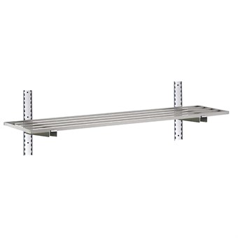 Gastro-M Complete wandplank 1 niveau 120x40cm - volledige montageset (excl. schroeven)