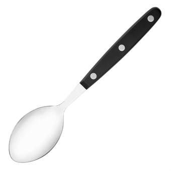 Olympia Taverna dessertlepels met zwarte handgrepen (12 stuks)