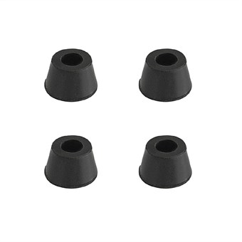 Buffalo Zwarte rubberen voetjes (4 stuks)