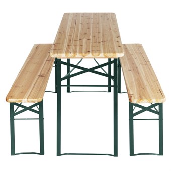 Bolero Duitse bierbank en tafelset 1770x500mm