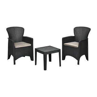 Bolero Elements set met stoelen en tafel voor buiten