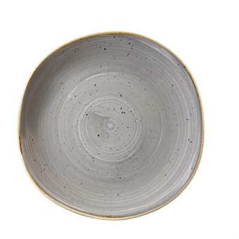 Churchill Stonecast ronde borden Peppercorn Grey 264mm (12 stuks)