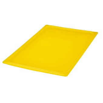 Cambro Safetrak IML polypropyleen afsluitdeksel geel
