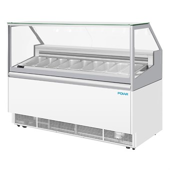 Polar U-Series gelato vitrine 9 bakken