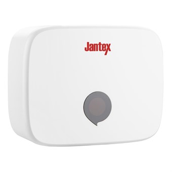 Jantex ABS kunststof handdoekdispenser slank wit