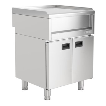 Buffalo 600 Series RVS neutrale werktafel met kast 600mm