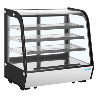 Polar G Series ronde glazen vrieswerkbank display koelkast 185L