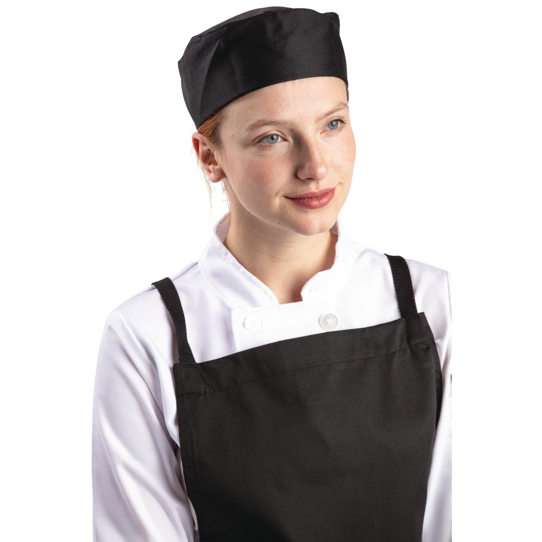 Whites unisex polykatoen skullcap zwart