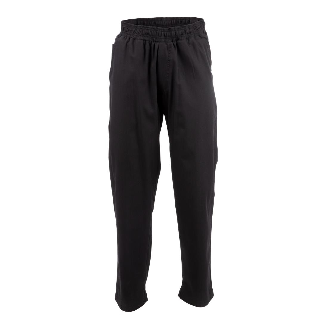 Chef Works unisex baggy koksbroek zwart M