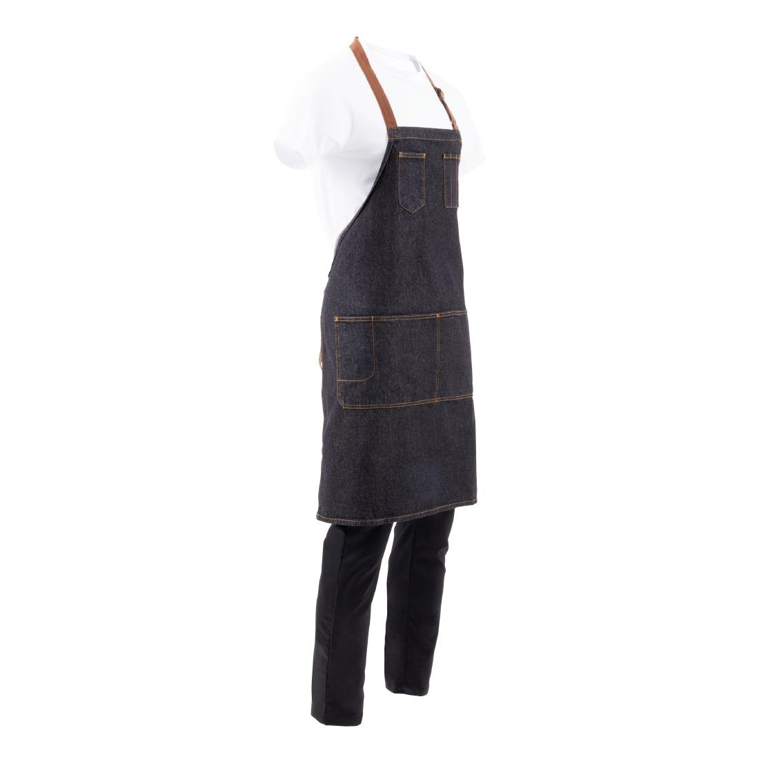 Chef Works Urban Memphis halterschort indigo