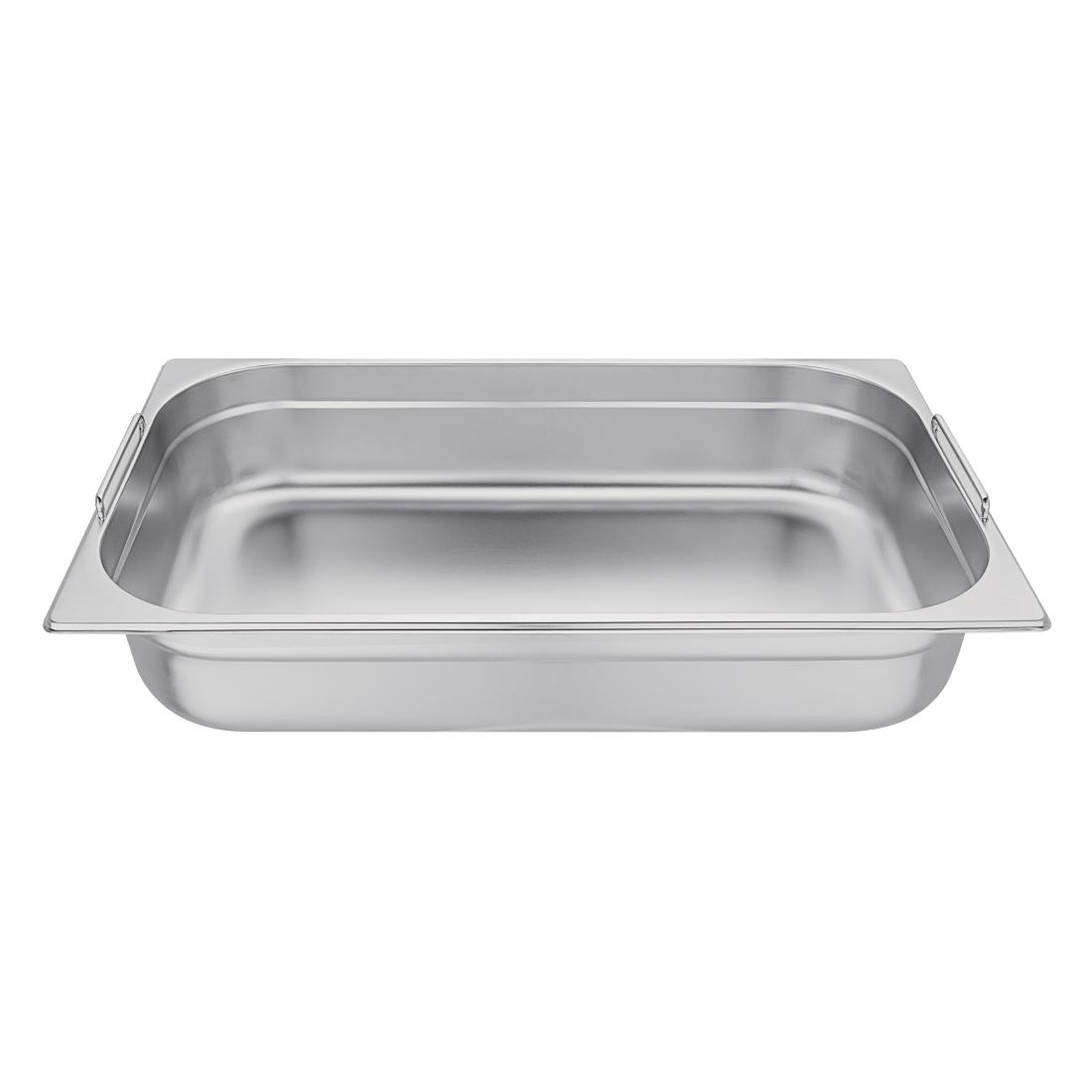 Vogue RVS GN 1/1 bak met handvatten 10cm