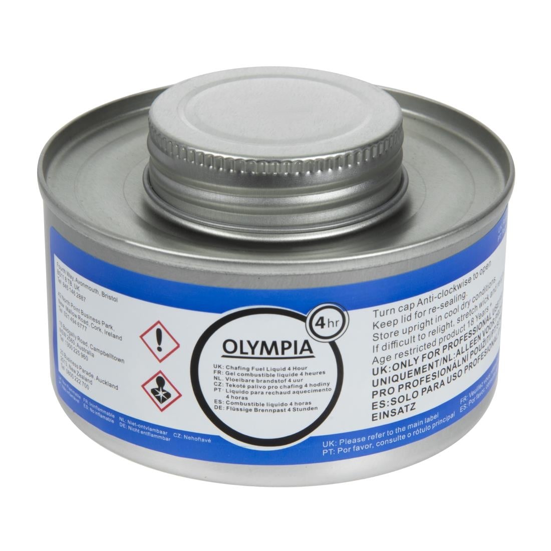 Olympia vloeibare brandpasta met lont 4 uur (12 stuks)
