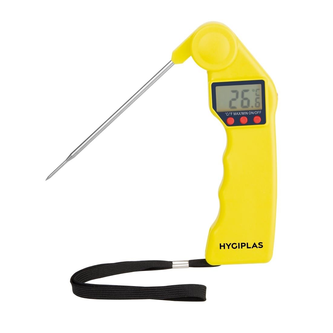 Hygiplas Easytemp kleurgecodeerde gele thermometer