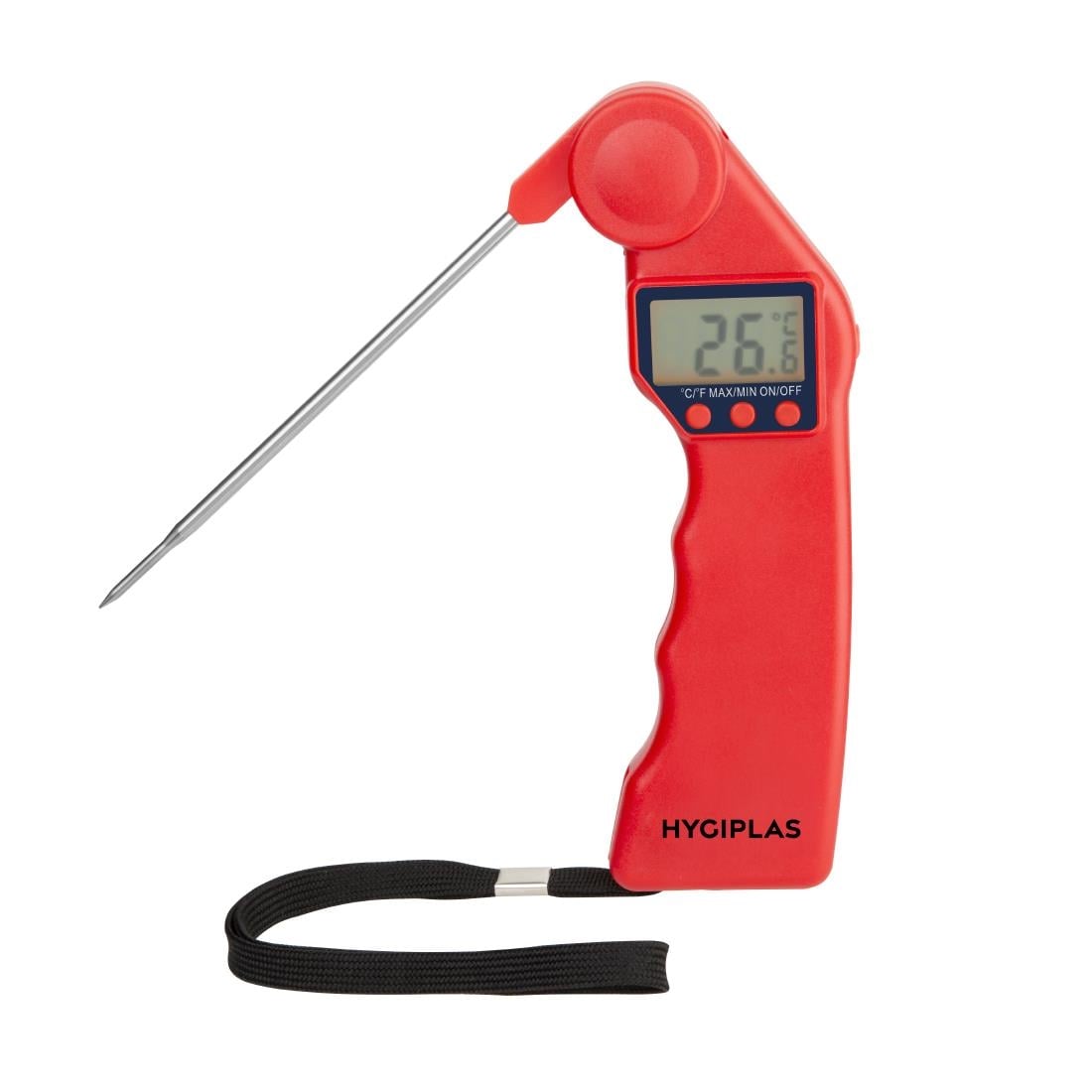 Hygiplas Easytemp kleurgecodeerde rode thermometer