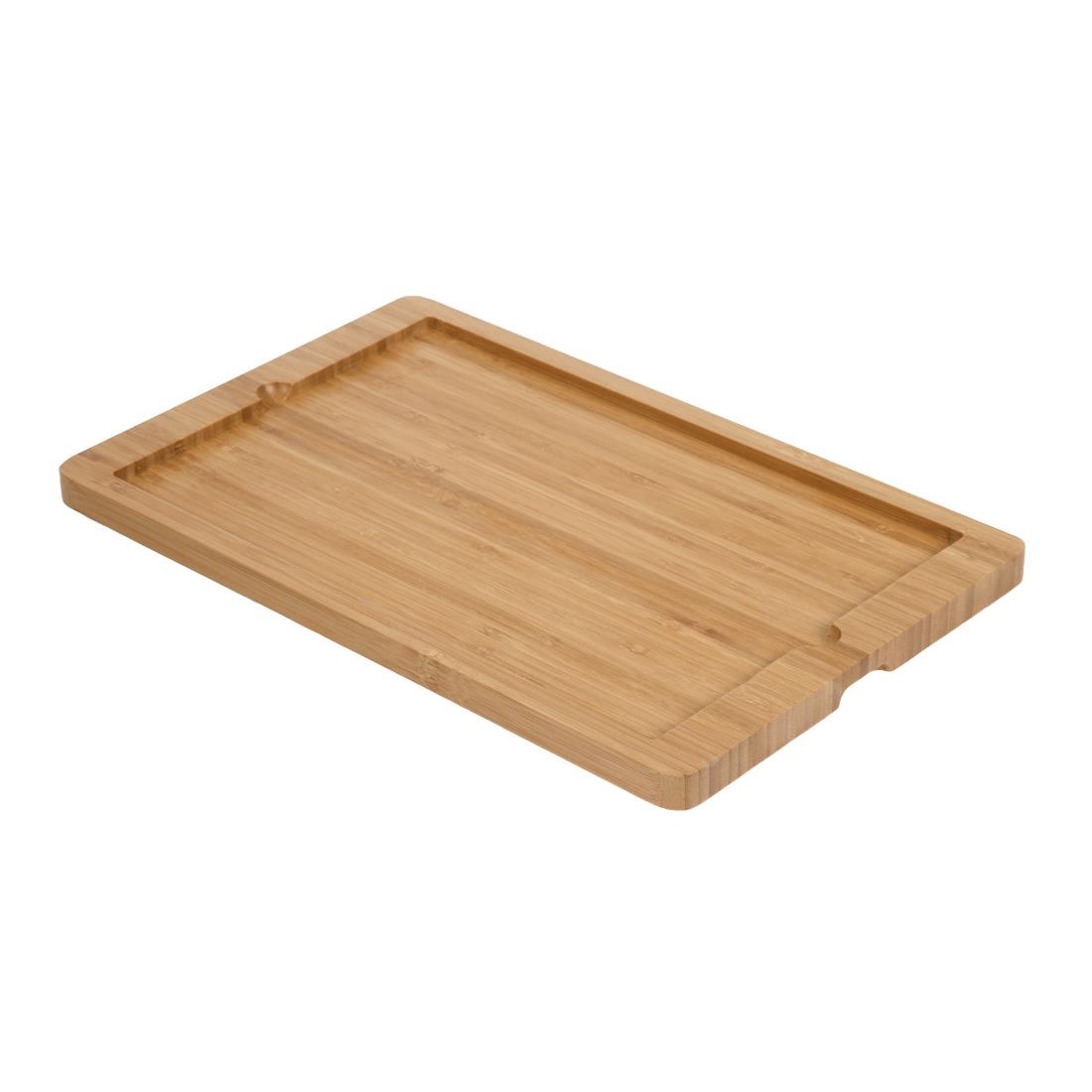 Olympia houten basis voor rechthoekige leisteen plank 210x330mm