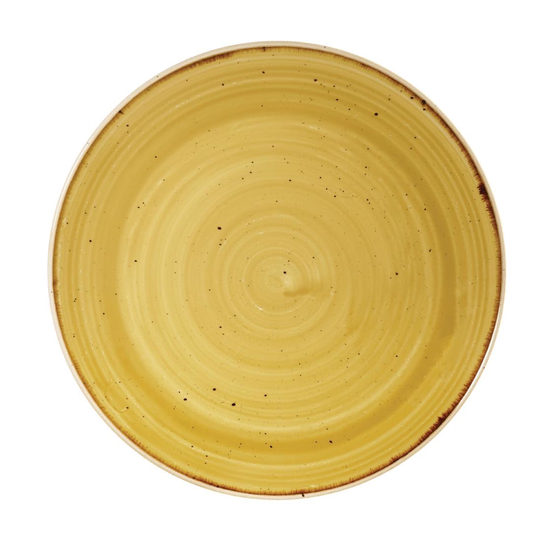 Churchill Stonecast Mustard Lotus Evolve Coupe Bord