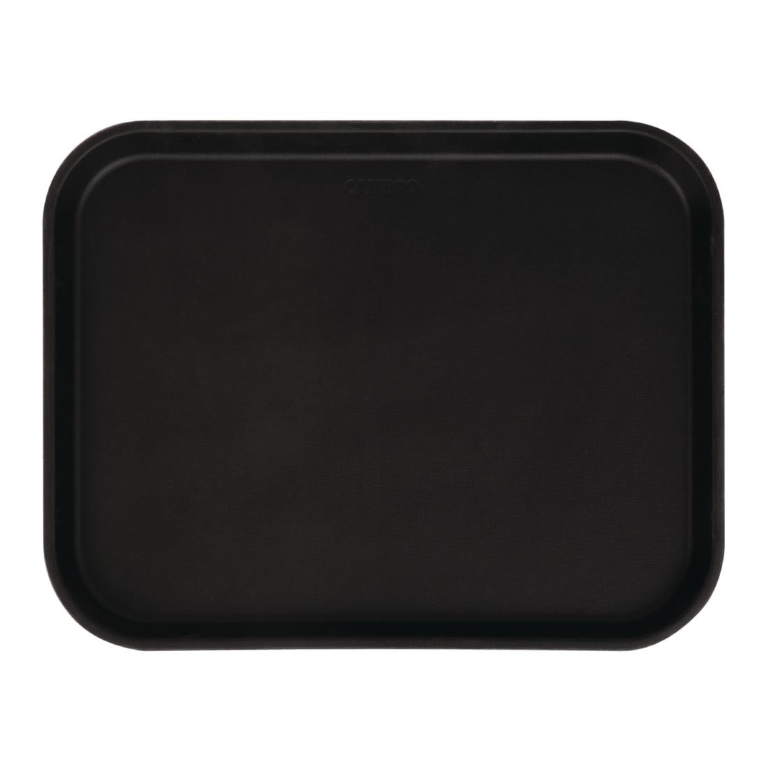 Cambro Camtread rechthoekig antislip glasvezel dienblad zwart 45,7cm