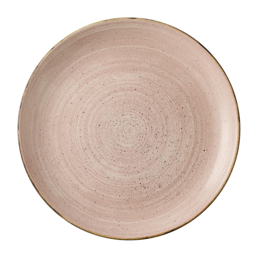 Assiettes avec rebord Churchill Stonecast Raw Terracotta Evolve 286mm (Lot de 12)