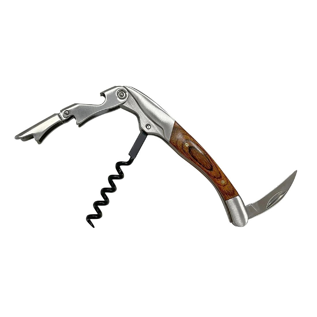 Beaumont Deluxe Kurkentrekker met Houten Handvat