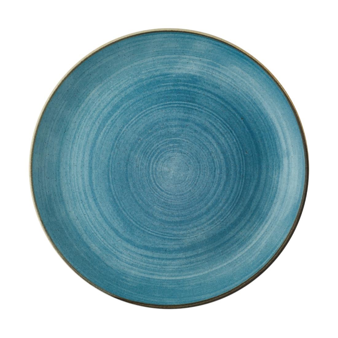 Assiettes rondes Churchill Stonecast Raw Evolve Teal 285mm (lot de 12)