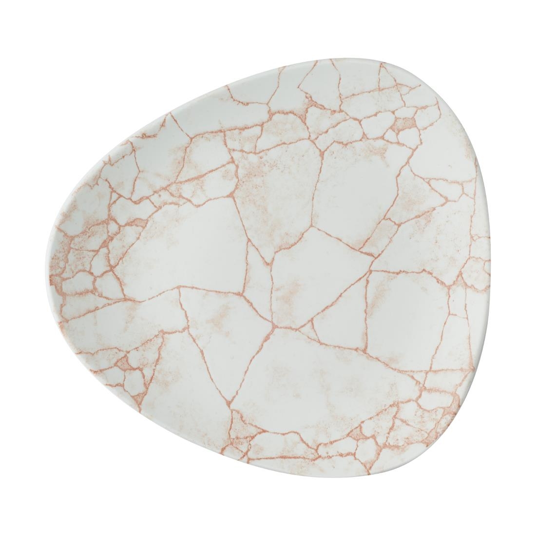 Churchill Studio Prints Kintsugi Lotus Coral Borden