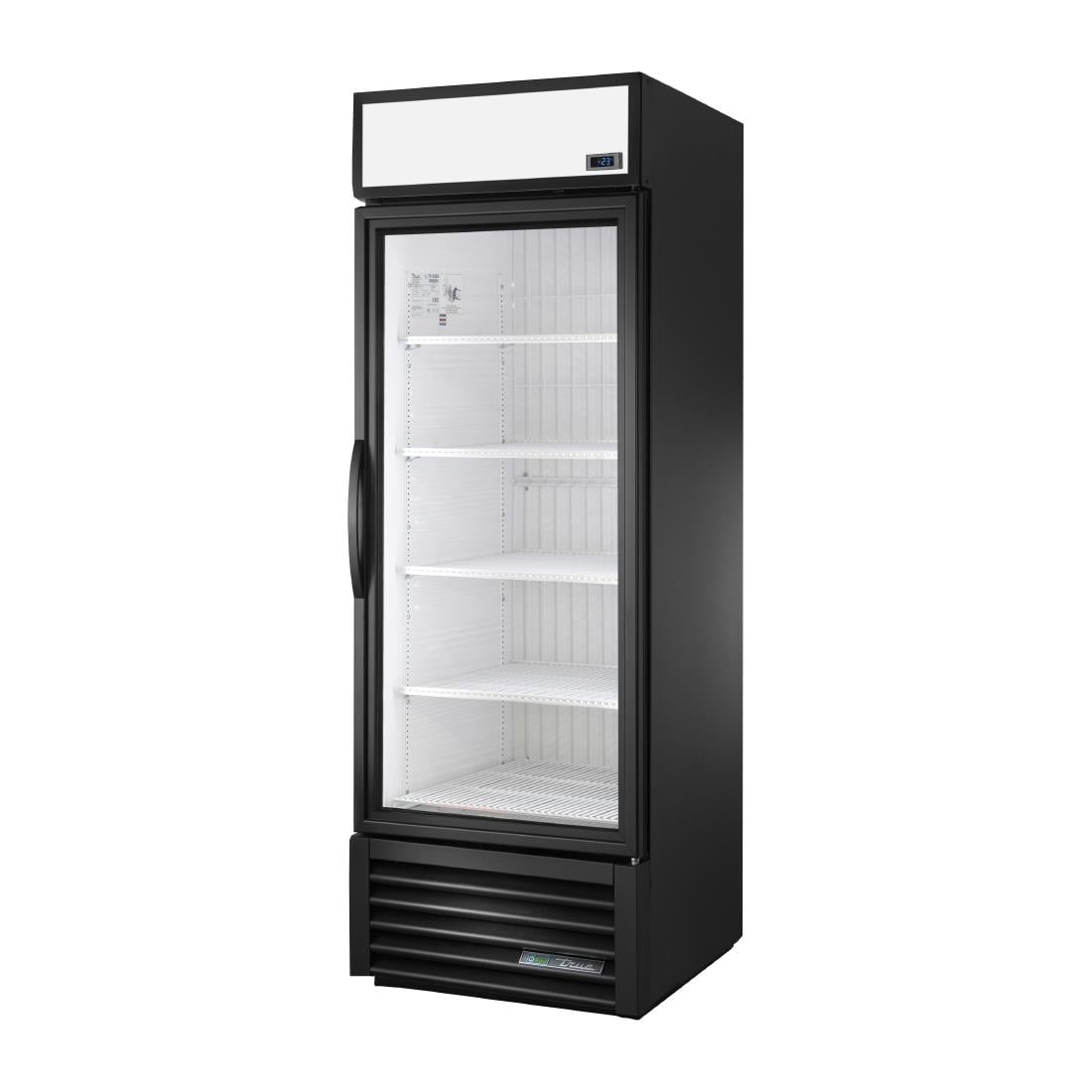 Vitrine positive libre service 1 porte coulissante True GDM-23-HC-TSL01 BLK