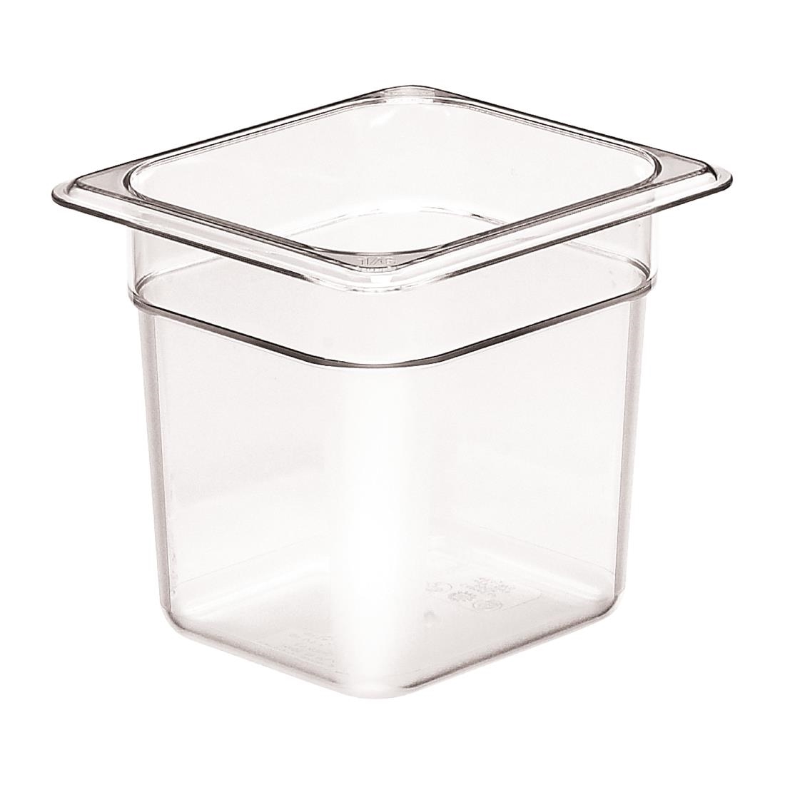 Cambro polycarbonaat 1/6 gastronormbak 150mm