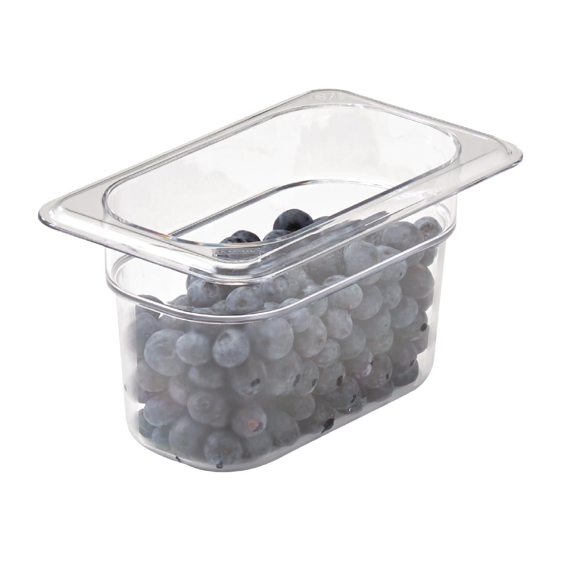 Cambro BPA vrij Gastronorm bak GN 1/9 65mm