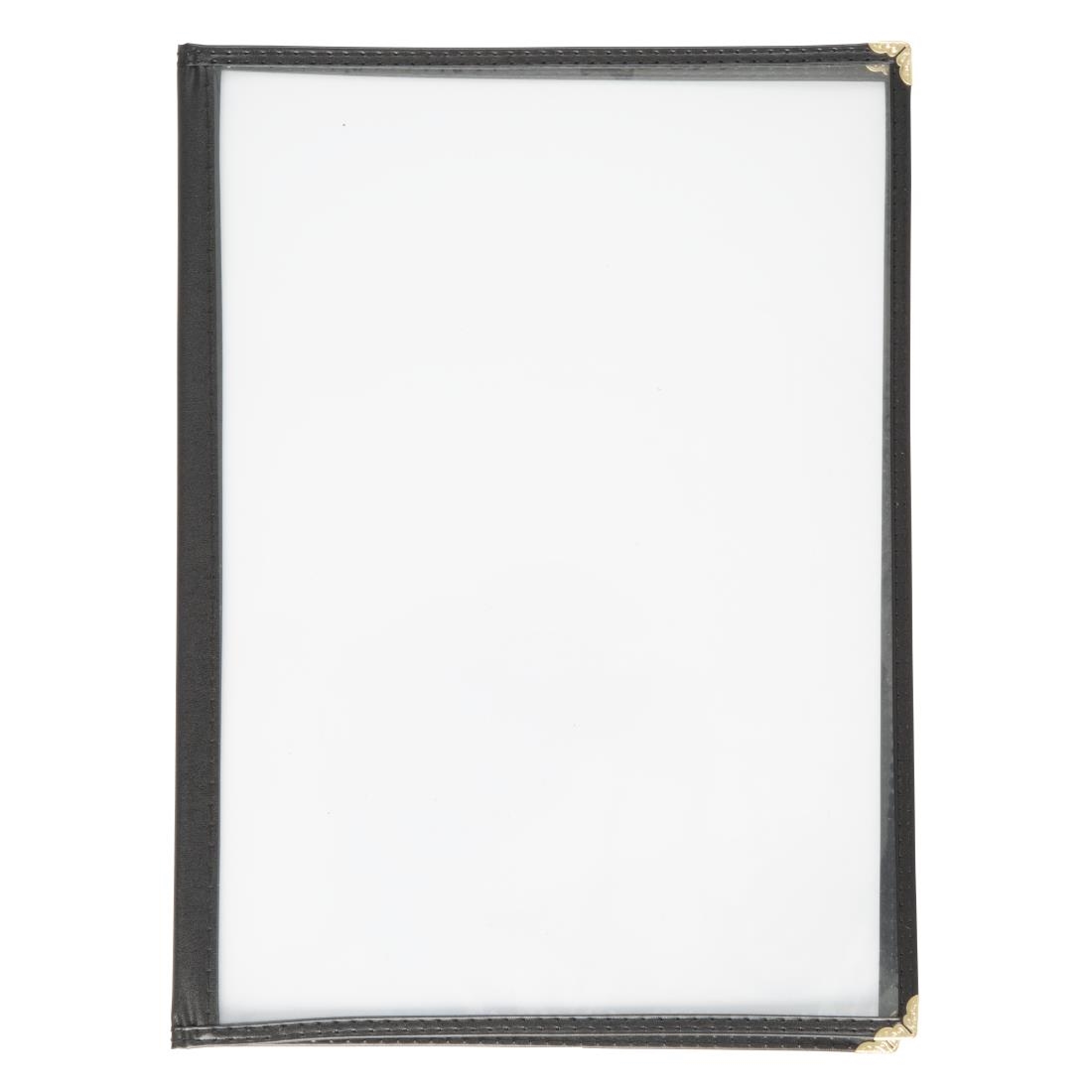 Olympia American Style menuhouder A4 zwart dubbel