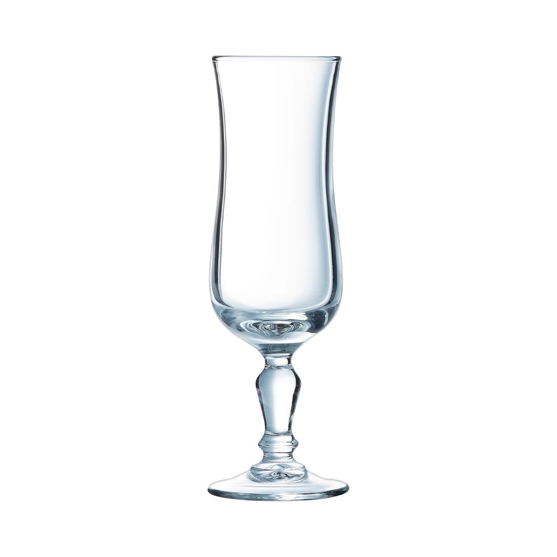 Arcoroc Normandie geharde champagneglazen 14cl (12 stuks)