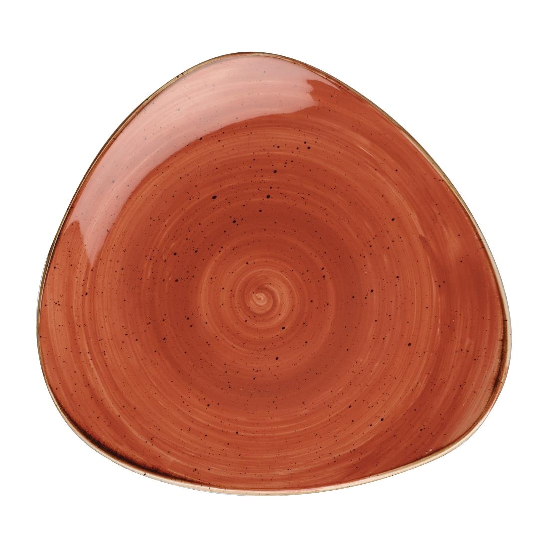 Churchill Stonecast Spiced Orange Lotus Bord