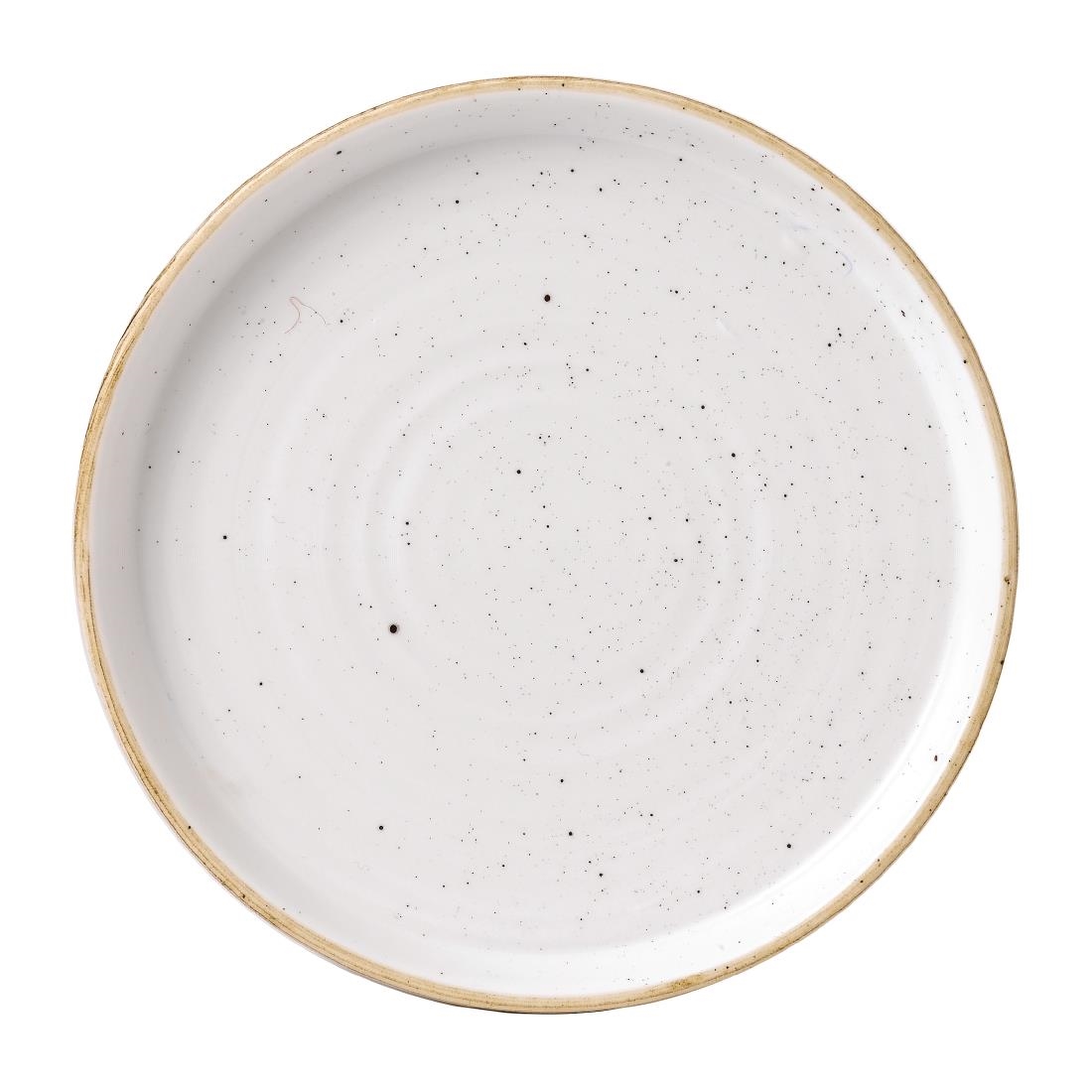 Churchill Stonecast Barley White Bord met Opstaande Rand