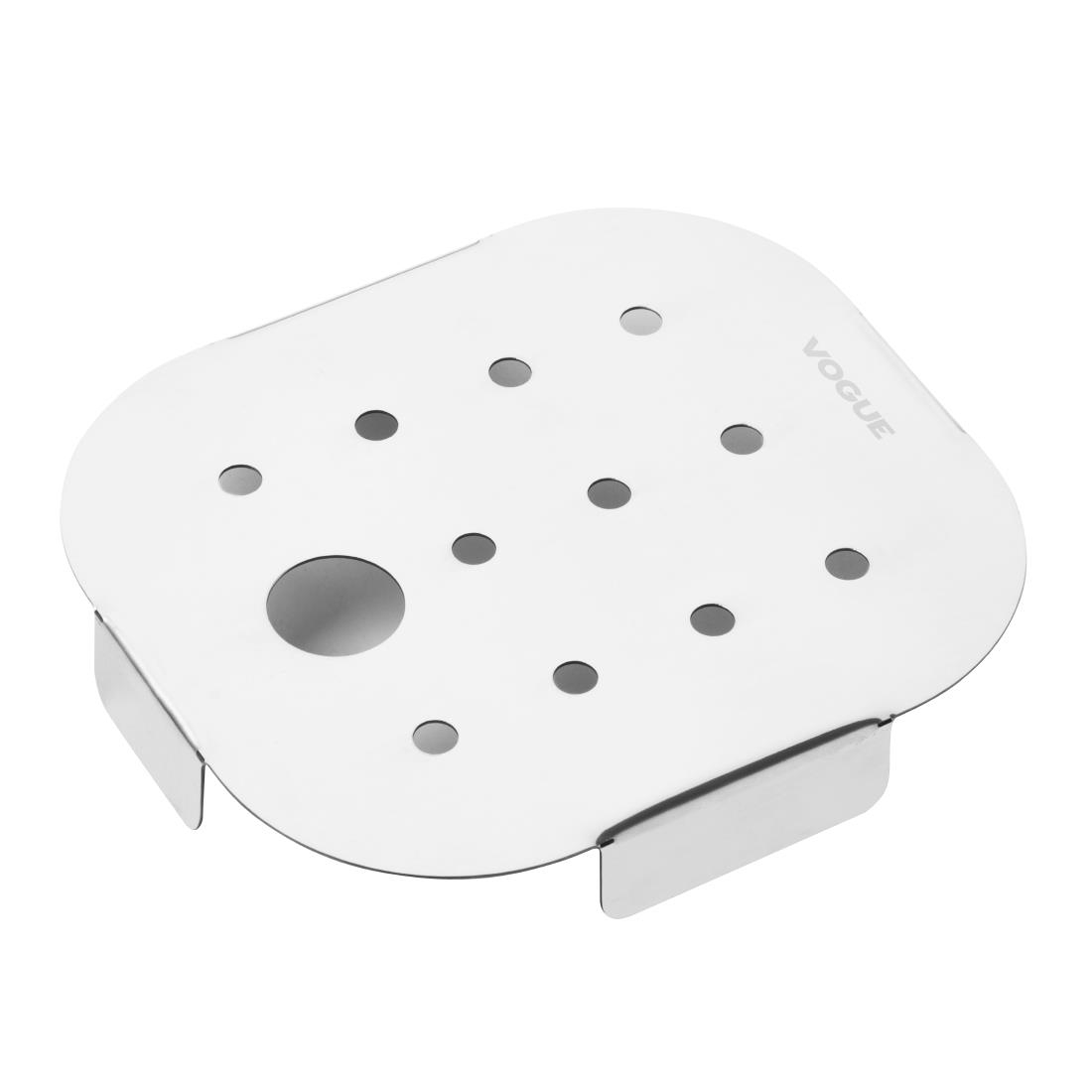 Vogue Roestvrijstalen Gastronorm Gootsteenplaat voor GN 1/6