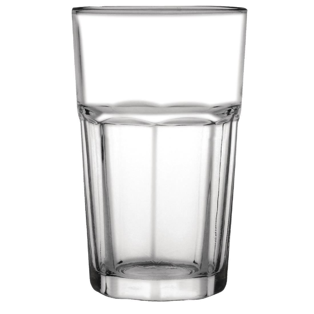 Olympia geharde Orleans longdrinkglazen 430 ml (12 stuks)