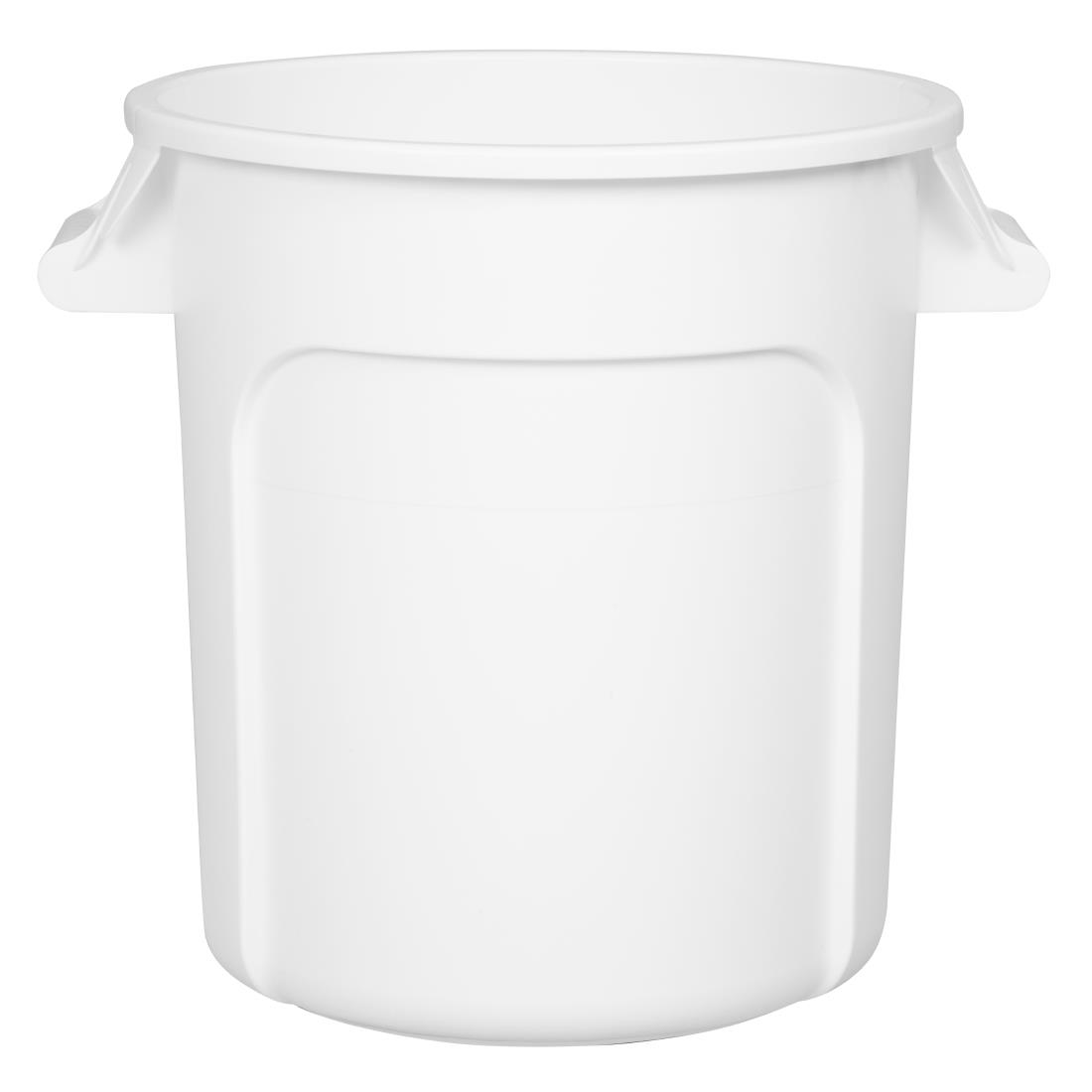 Vogue ronde voorraadcontainer wit 38L