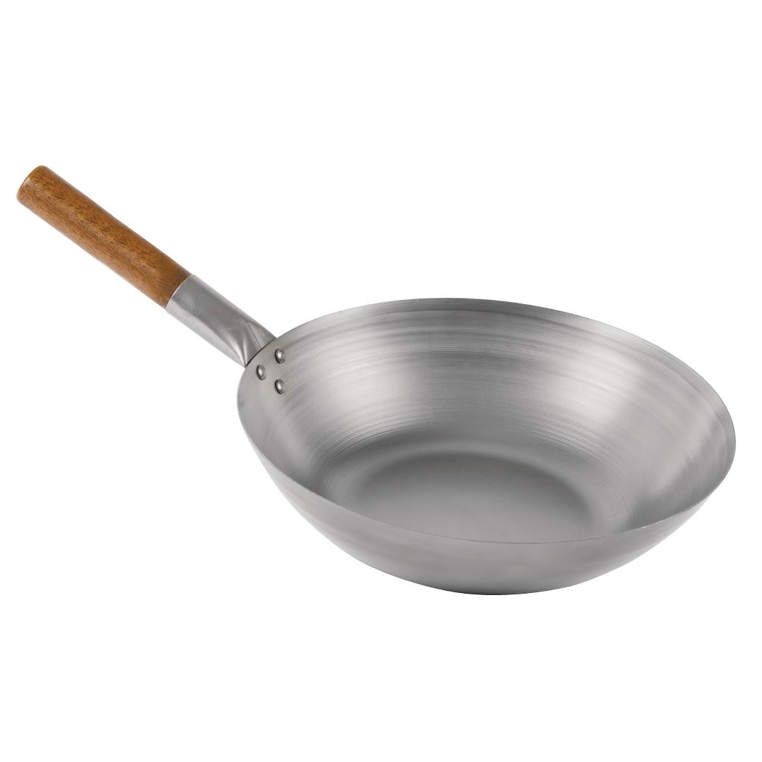 London Wok Wok met platte bodem 33cm
