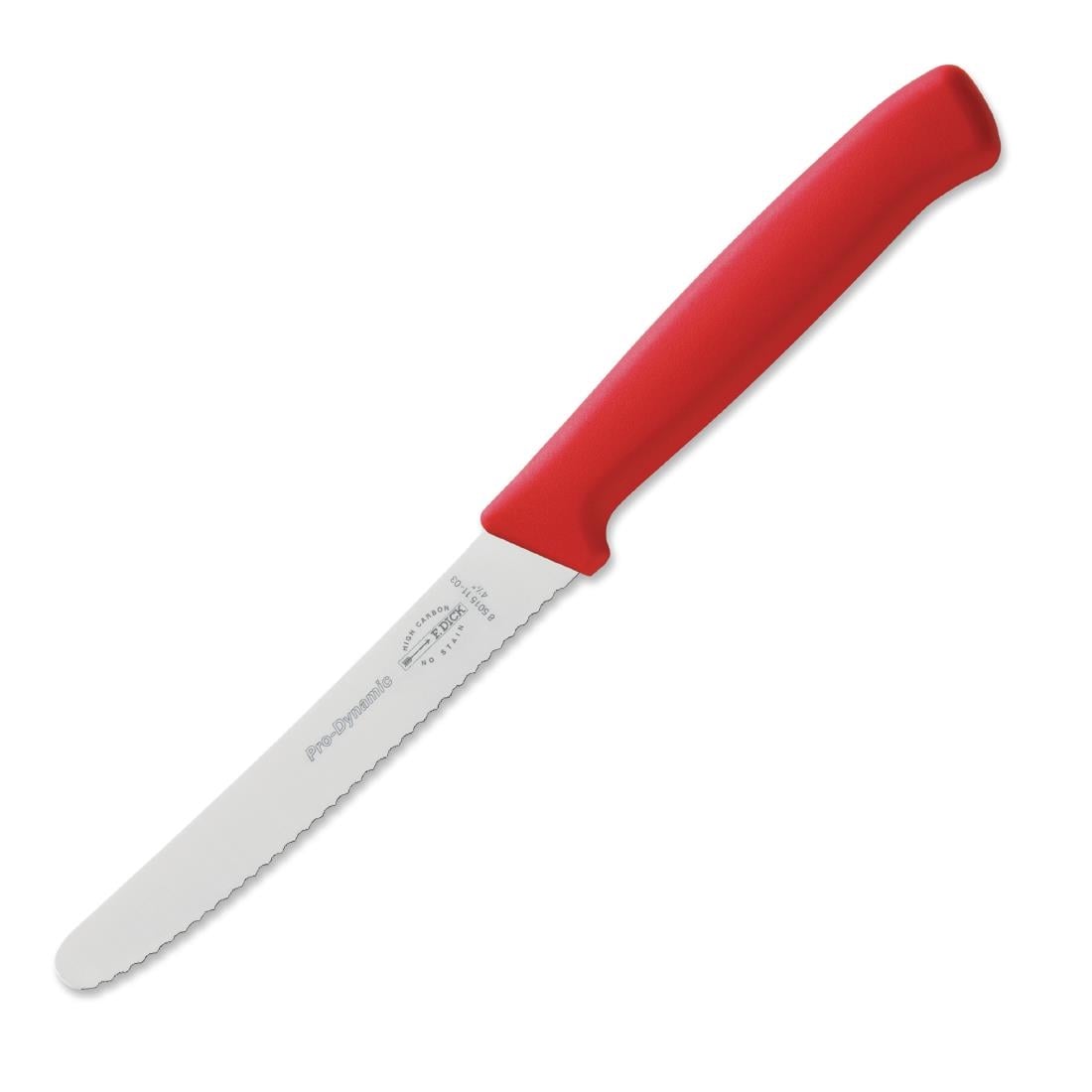 Dick Pro Dynamic gekarteld officemes rood 11,5cm
