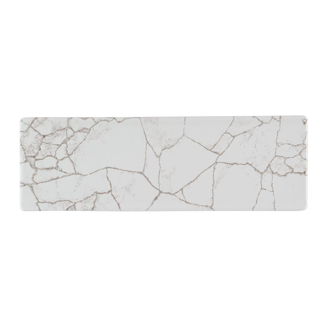 Churchill Studio Prints Kintsugi Agate Grey Ovaal Bord 33 x 11cm (6 stuks)