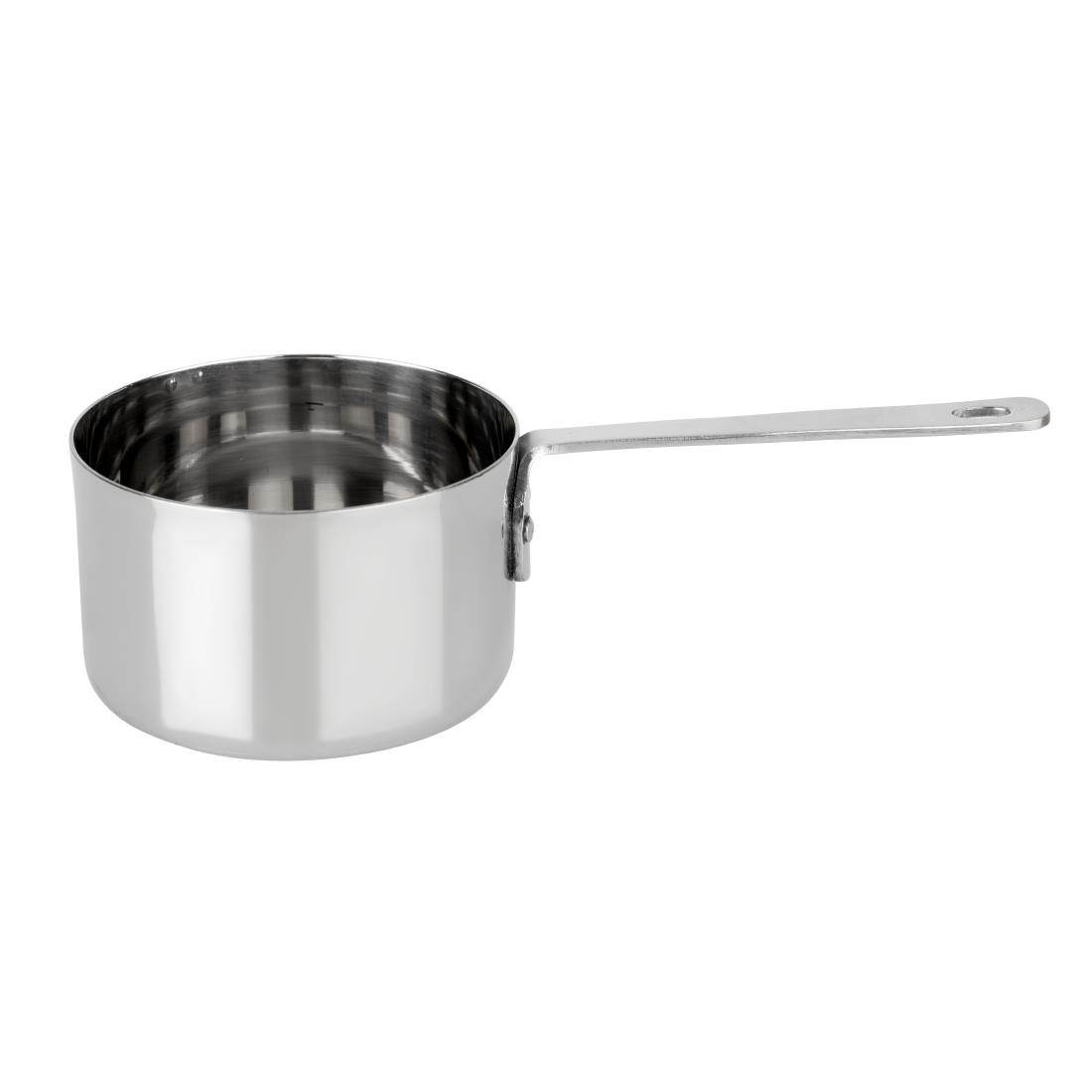 Olympia Tafelpresentatie Roestvrijstalen Mini Sauspannetje 70x45mm