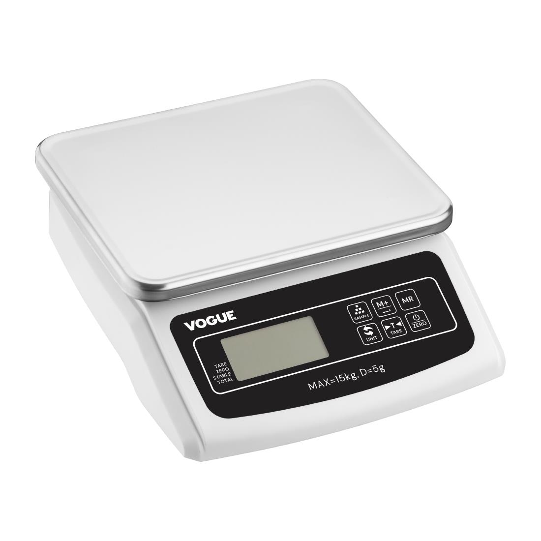 Vogue Elektrische Platformweegschaal 15kg