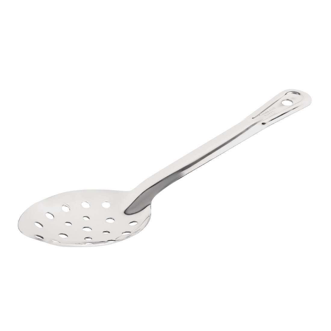 Vogue geperforeerde RVS serveerlepel 28cm