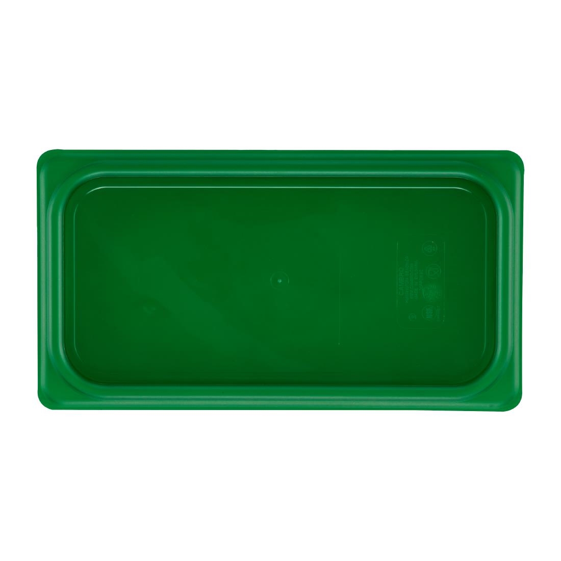 Cambro Safetrak IML polypropyleen afsluitdeksel groen 1/3 GN