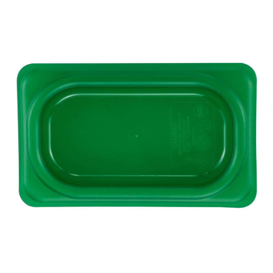 Cambro Safetrak IML polypropyleen afsluitdeksel groen 1/9GN
