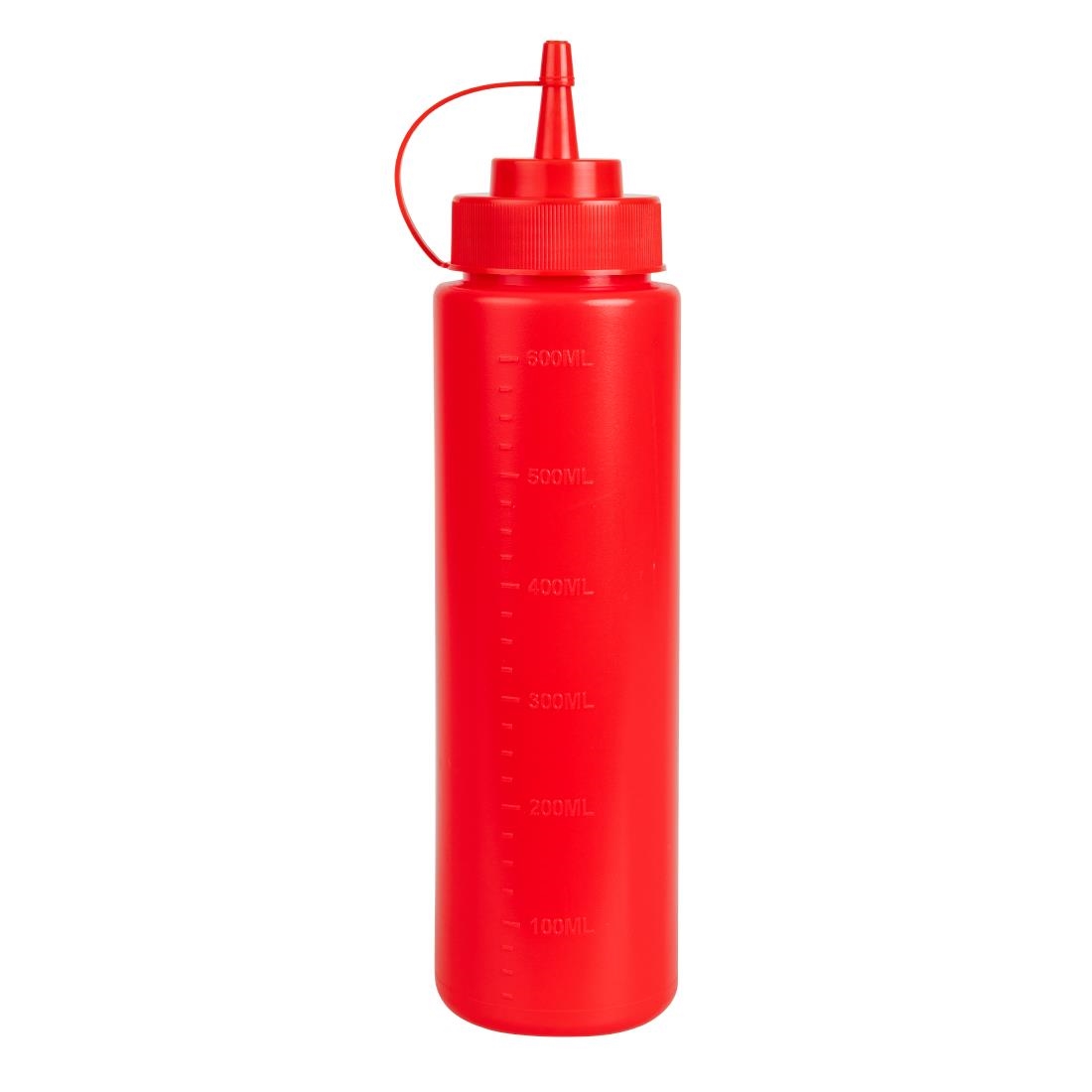 Vogue rode knijpfles voor saus 681ml