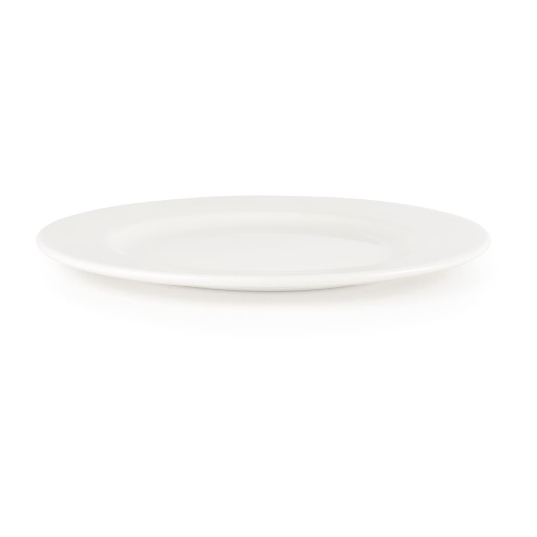 Assiettes classiques blanches Churchill 202mm (lot de 24)
