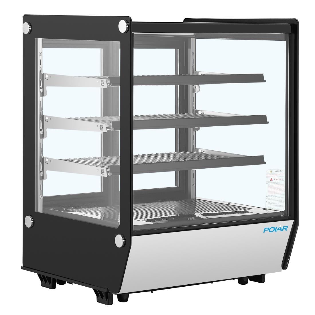 Polar G Series glas toonbank koelvitrine vierkant 145L